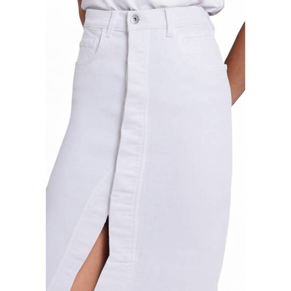 NEW CURRENT/ELLIOTT insignia skirt in optic white - Picture 4 of 4